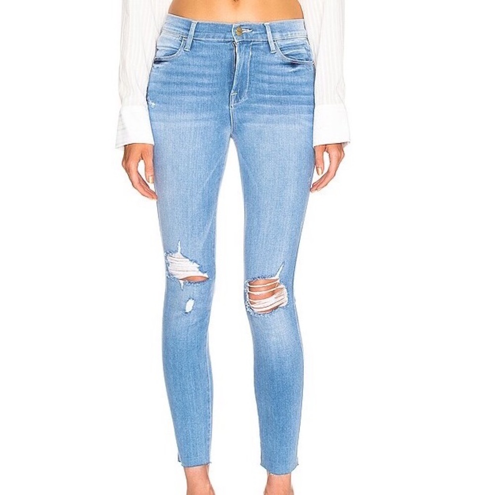 Frame Le High Skinny Crop